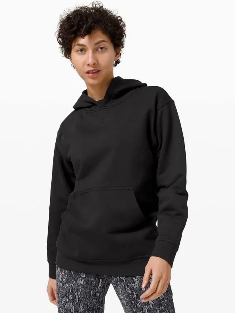 NWT lululemon athletica All Yours Hoodie Terry Black Pullover